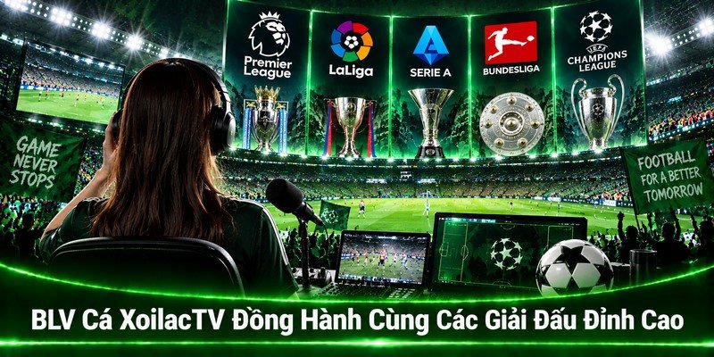 BLV Cá XoilacTV Đồng Hành Cùng Các Giải Đấu Đỉnh Cao